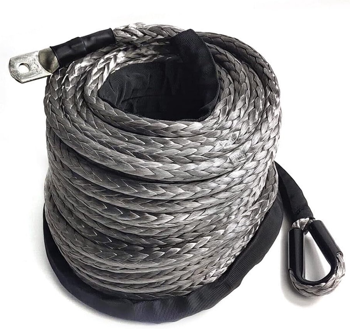 Sterk Synthetisch Lierkabel Touw 10mm x 30m - 12 Strengen voor ATV, UTV, SUV en Trekwerk