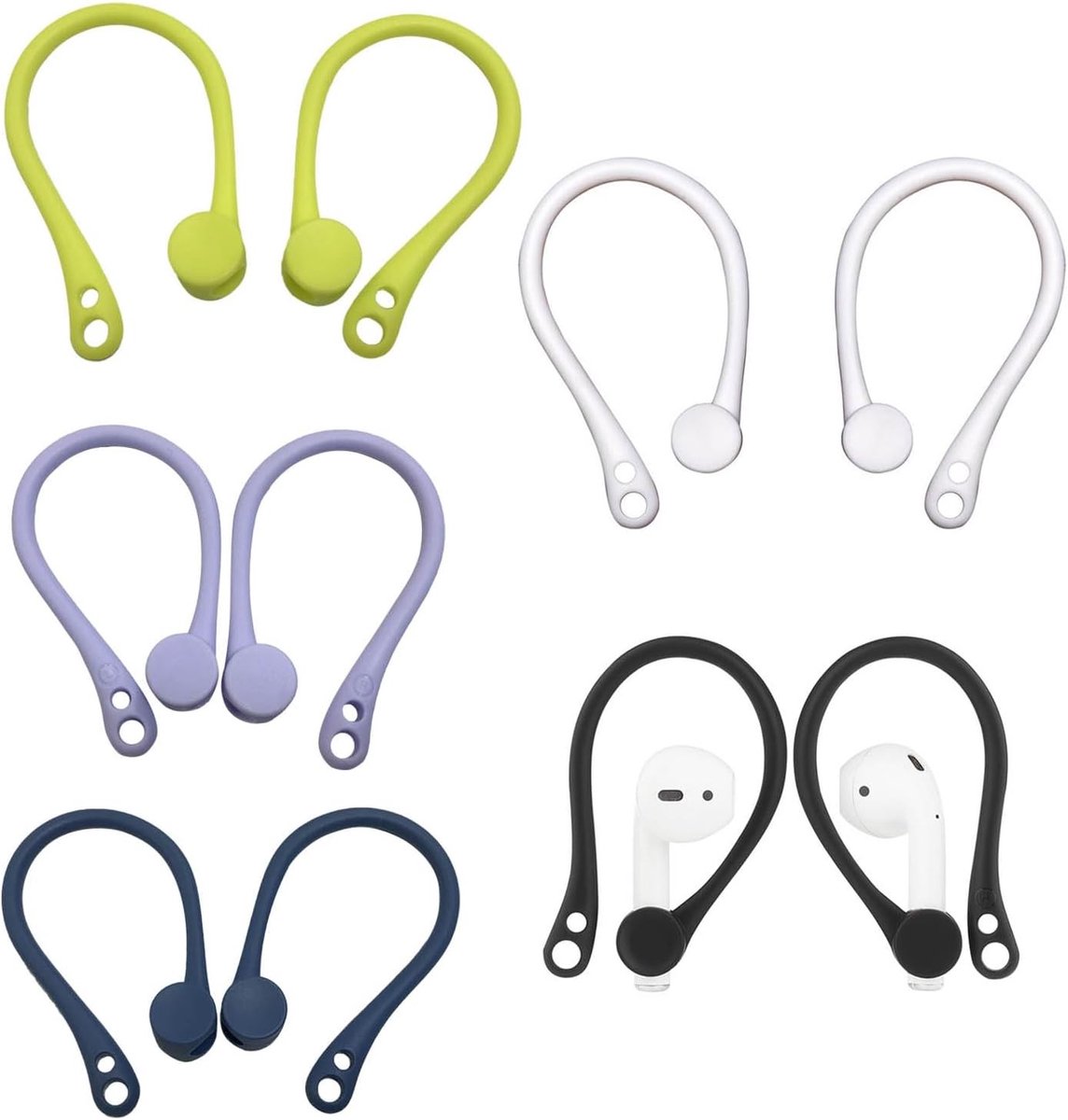 Allecto - Anti-lost Ear Hooks - TPU Oorhaken - Voor Sportactiviteiten - Hardlopen en Fietsen - Bluetooth Headset Accessoire - Geschikt voor Muziekl...