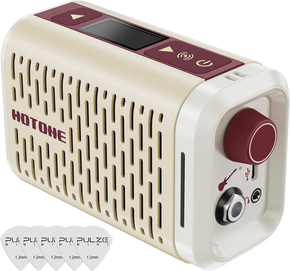 Draagbare Modelling Gitaarversterker met Multi-FX, Bluetooth en Ingebouwde Batterij