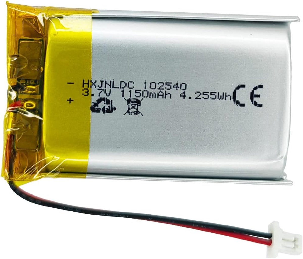 Oplaadbare 3.7V 1150mAh Polymer Lithium Batterij voor Motorfiets Bluetooth Headsets