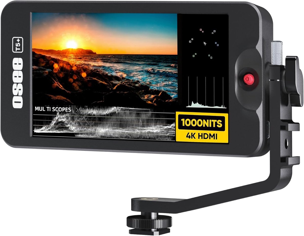 5.5 Inch 4K Camera Monitor met 1000 Nits Helderheid voor Professionele Video