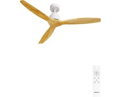 CREATE - Stille plafondventilator van 40 W met technische ABS-bladen, verkrijgbaar in verschillende maten - M - Geen licht - Afstandsbediening - WIND STYLANCE