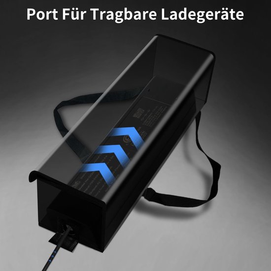 Brandwerende Accutas - 49 x 15 x 15 cm - Accutas voor fiets - Accuhoes Electrische Fiets of E-Bike - Hittebestendig accutas - Brandvertragend - Veilig Opslag en Transport van Merkloos — afbeelding 2