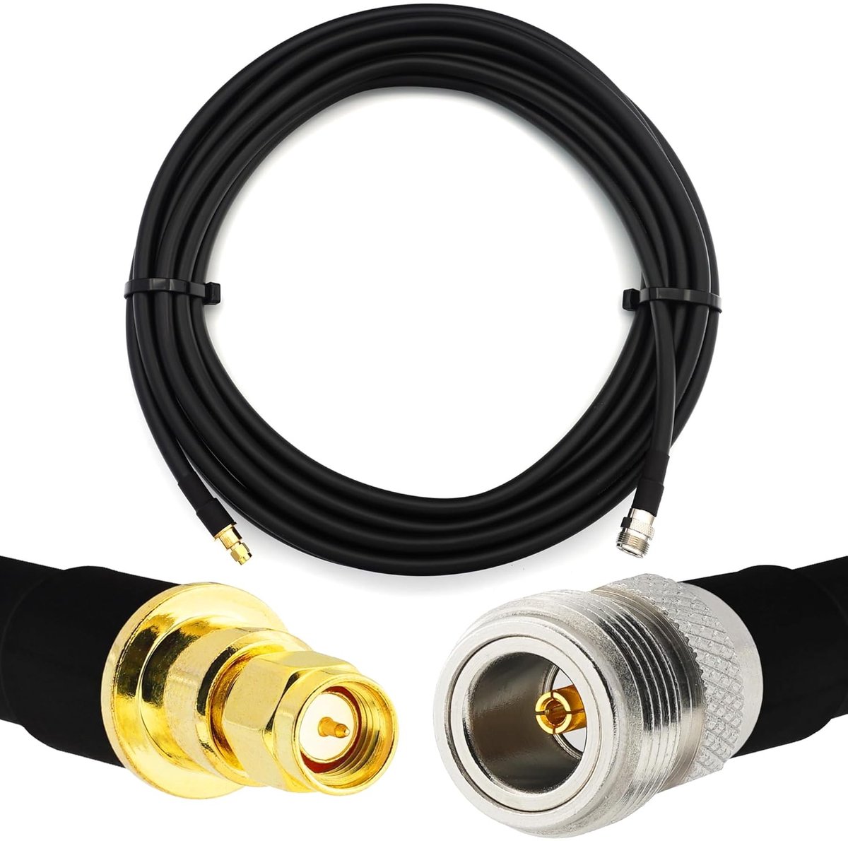 5m Coaxiale Kabel SMA Male naar N Female Laag Verlies 50 Ohm voor 4G 5G Router Antenne