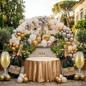 Arche de Ballons - Champagne - nieuw - Passé - Décoration de Fête