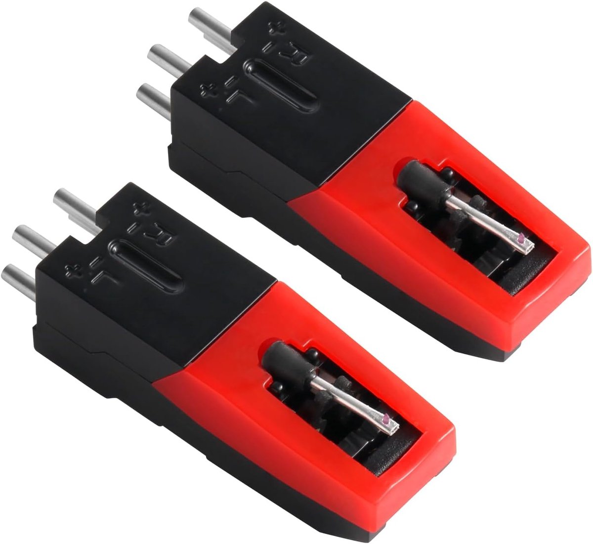 2 Stuks Universele Platenspeler Naald Diamant Stylus voor Vinyl LP Fonograaf
