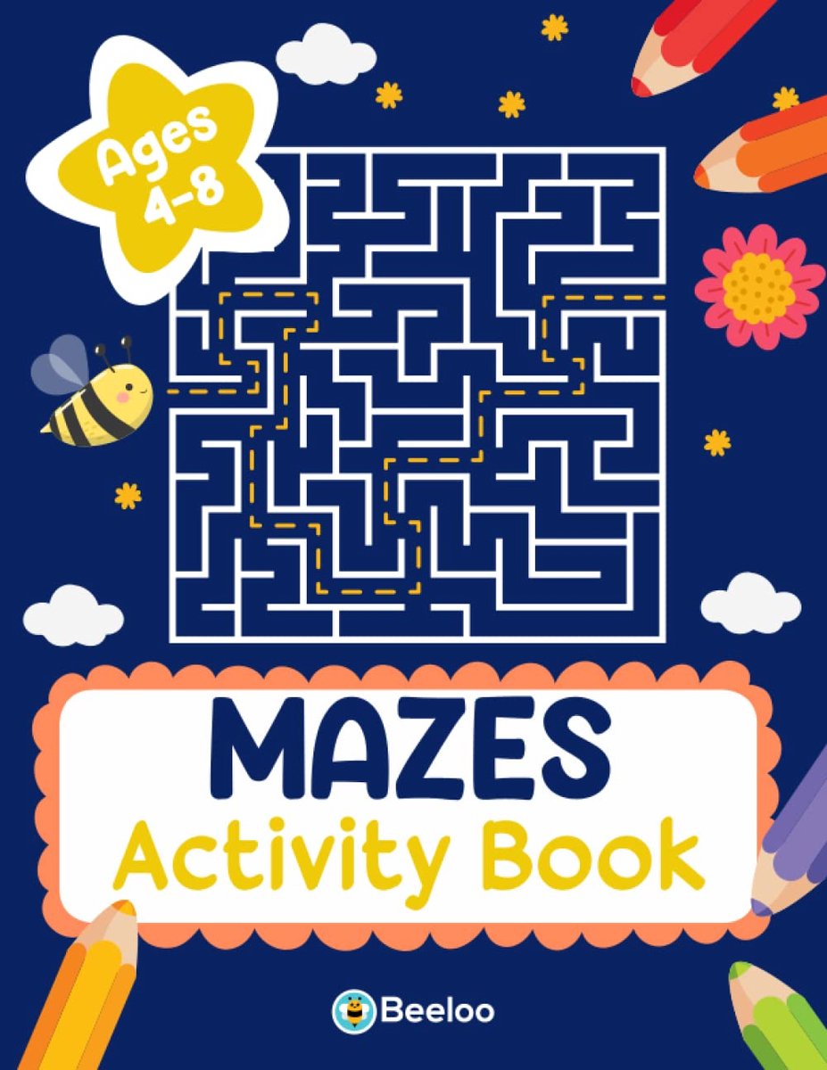 Doolhof Puzzelboek met 60 Uitdagende Niveaus en Digitale Kopieën via QR Code