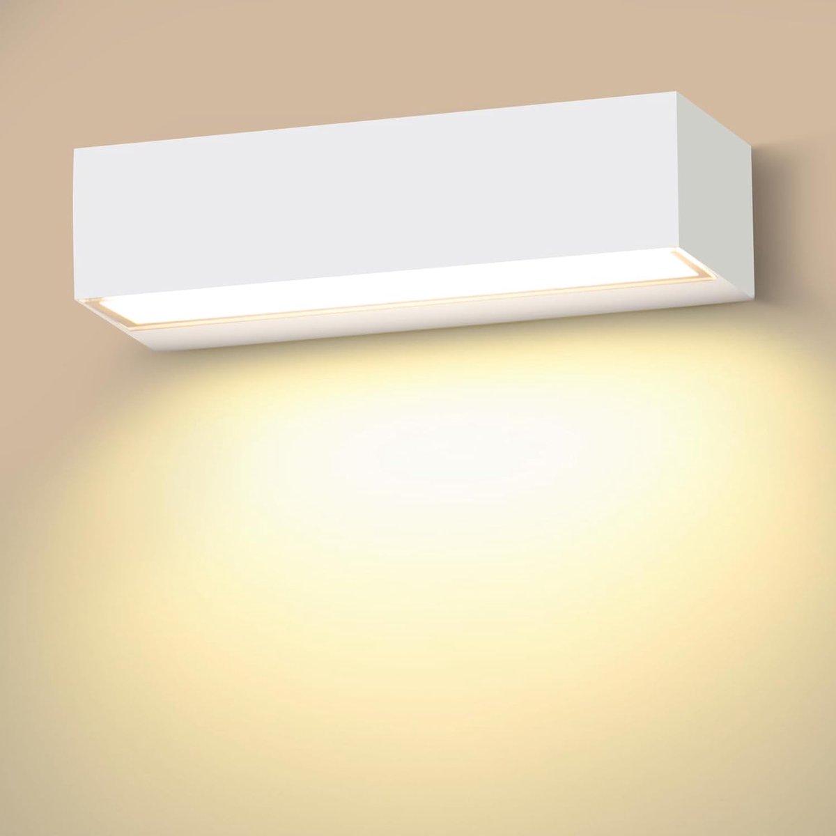 Moderne LED Wandlamp 12W Warmwit IP65 Waterdicht Binnen en Buitenverlichting