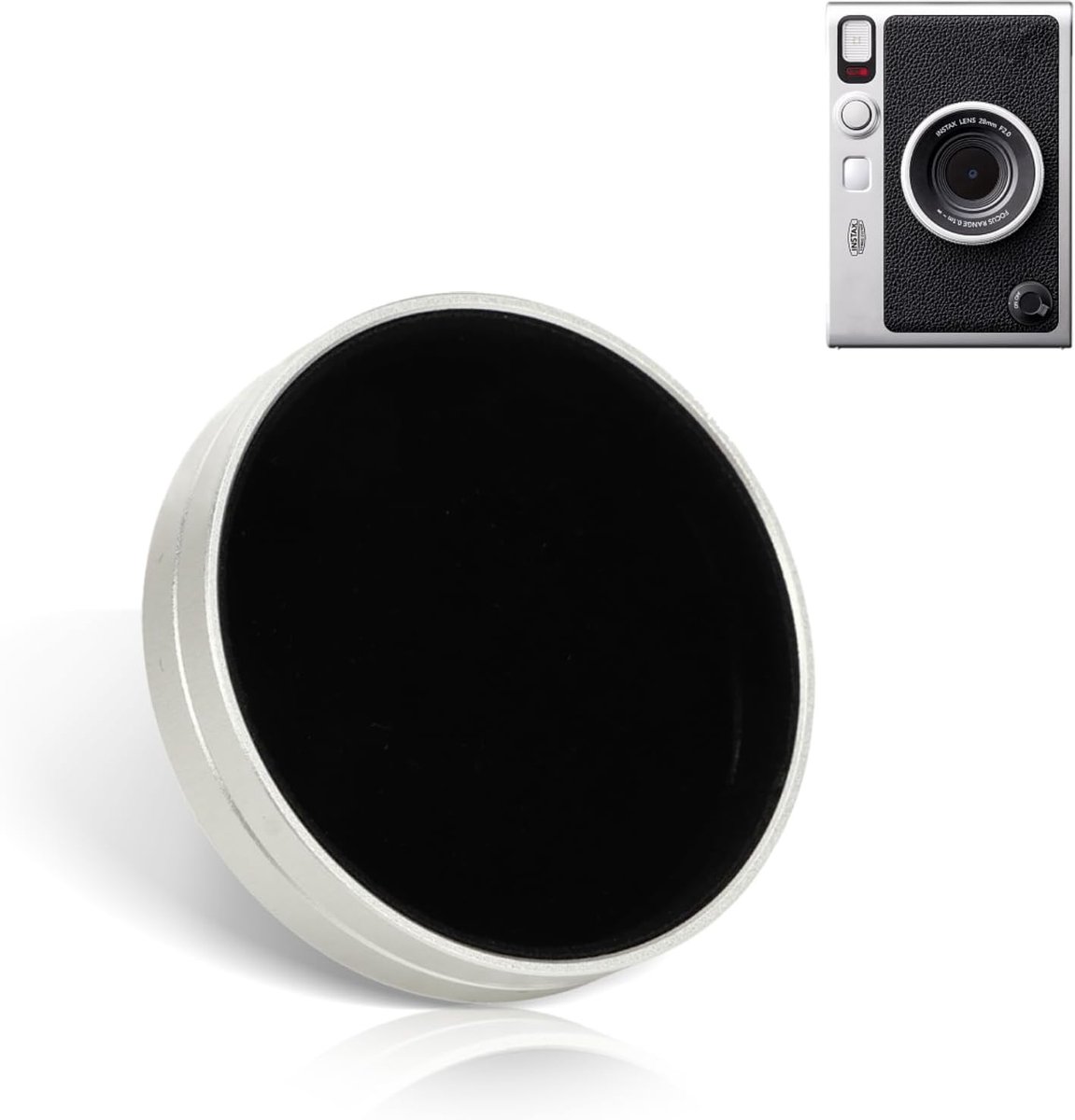 Beschermende Aluminium Lensdop met Schuimvulling voor Compacte Camera's
