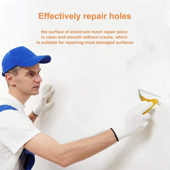 Muur Reparatie Patch - Gipsplaat Herstel - Gaten Dichten - Zelfklevend Aluminium - 4 6 8 Inch - Meerkleurig van Merkloos — afbeelding 3