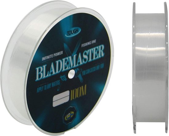 Sterke Nylon Vislijn Monofilament (0.35mm, 100m) Transparant Hoge Treksterkte van Merkloos — afbeelding 3