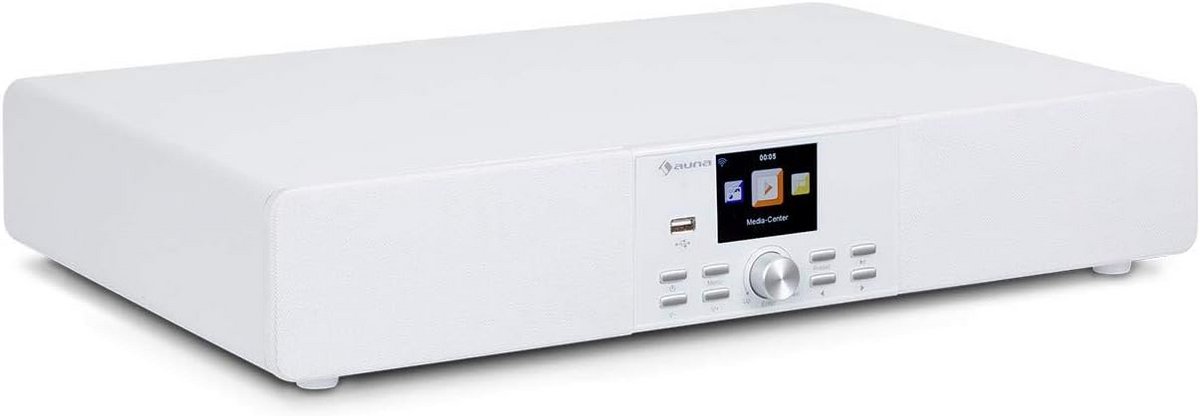 Muziek Systeem - Soundbase Connect - Thuis Luisteren - App Bediening - 535 cm Breed - Wit