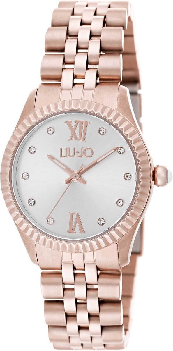 Dames Polshorloge - Analoog Horloge - Dagelijks Gebruik - Roségoud Roestvrij Staal - 30mm Kastdiameter - Rosé Goud