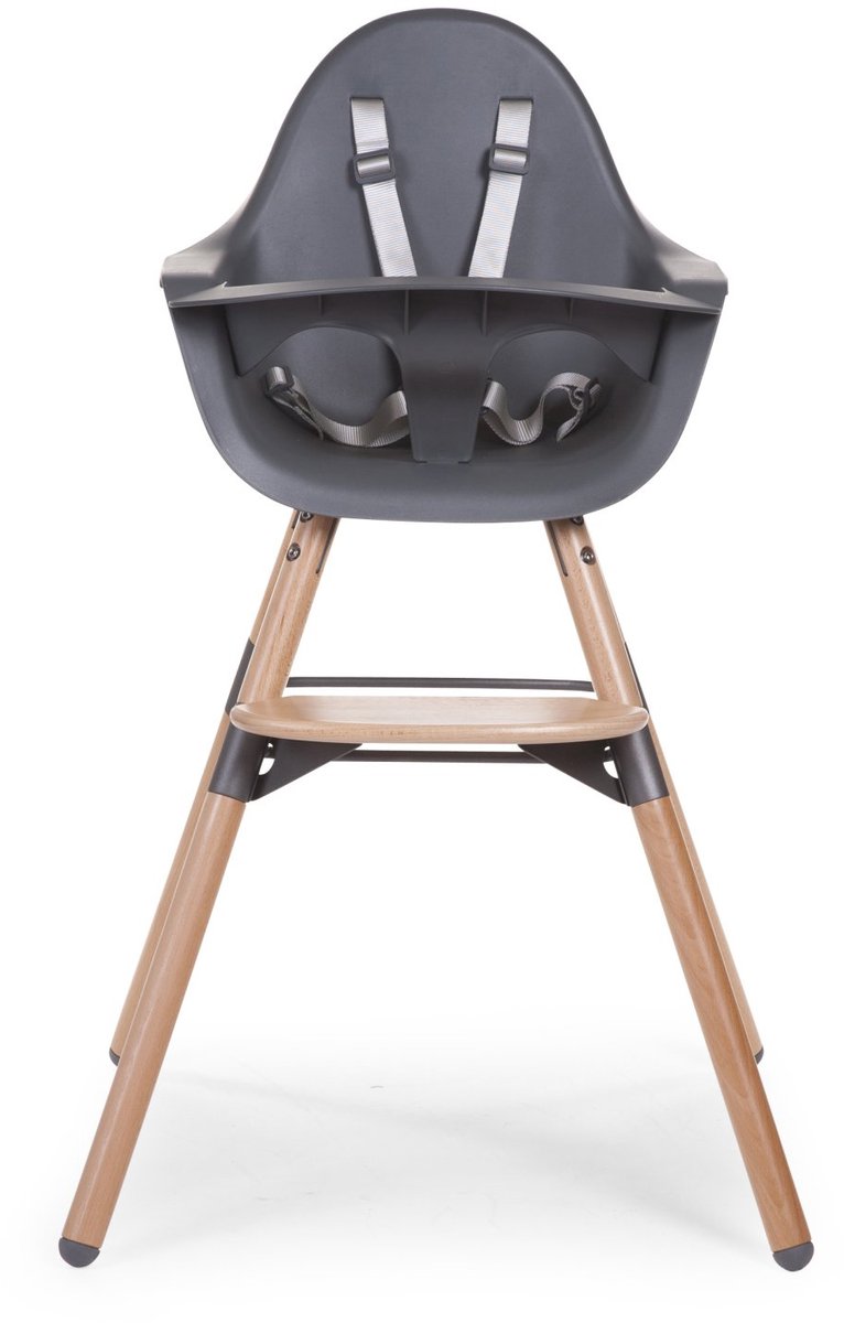 Bol.com Childhome Evolu Kinderstoel - Antraciet - Verstelbaar In Hoogte - 56 x 56 x 92 cm aanbieding