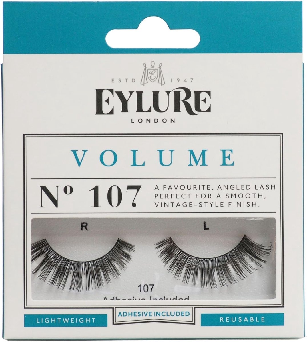 Natuurlijke Nepwimpers - Avond Make-up - Feestelijke Look - Herbruikbaar Ontwerp - 11 x 9.8 cm - Zwart