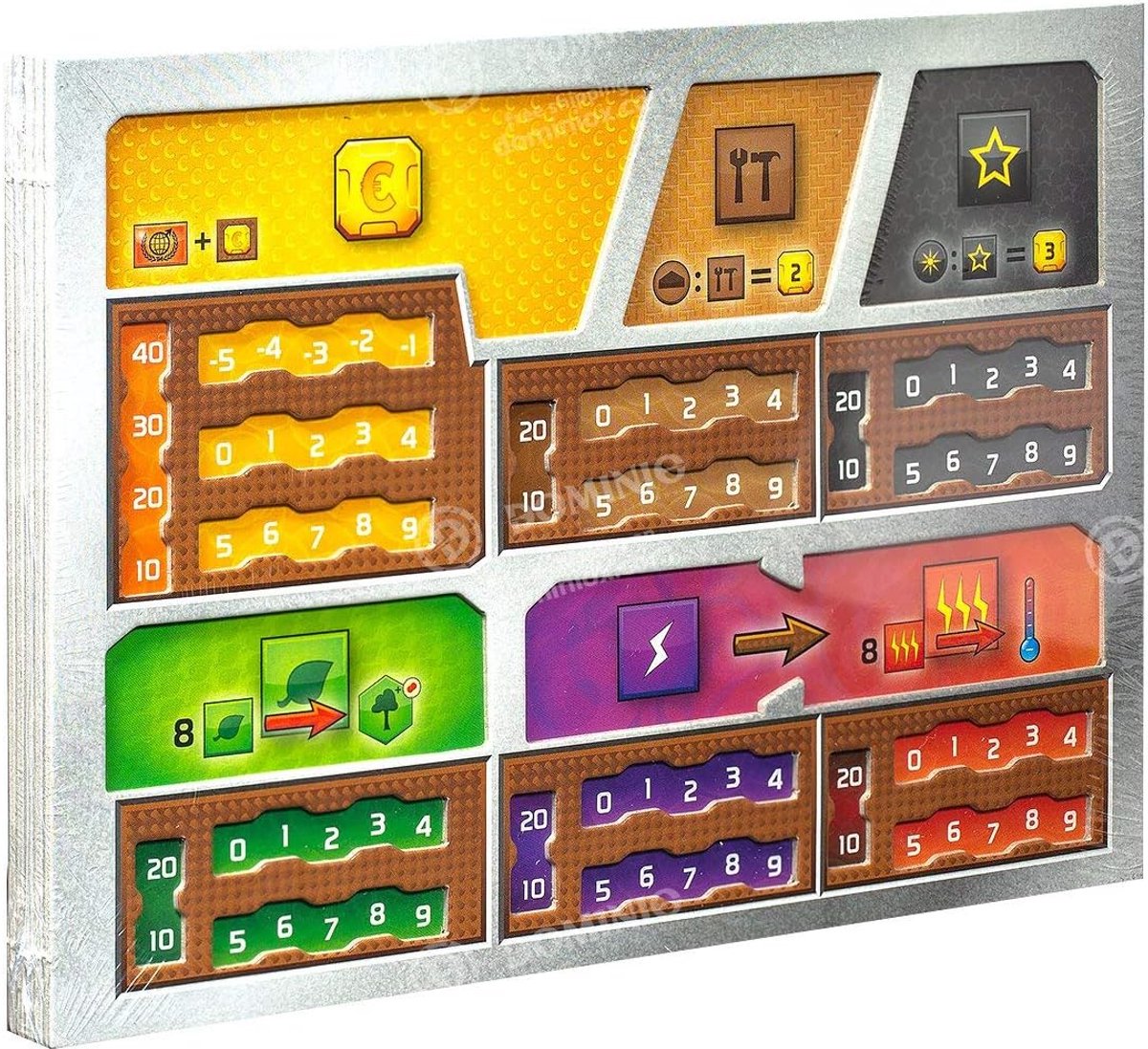 Tweelaagse Spelersborden voor Terraforming Mars – Verbeterde Bordindeling