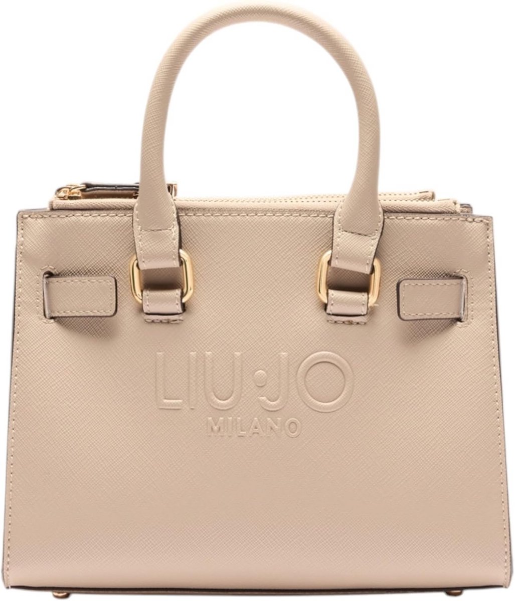 Dames Handtas Schoudertas Middelgroot Beige