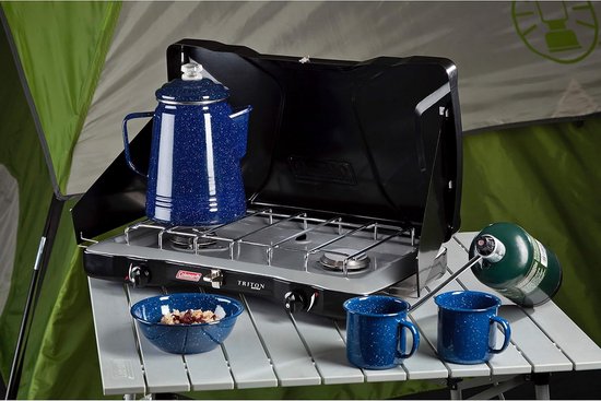 Gas Camping Kooktoestel met 2 Pitten - Propaan voor Buiten Koken — afbeelding 4