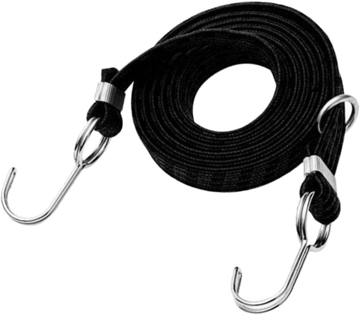Sterk Elastisch Spanband met Haken voor Bagage Fiets Motorrijden