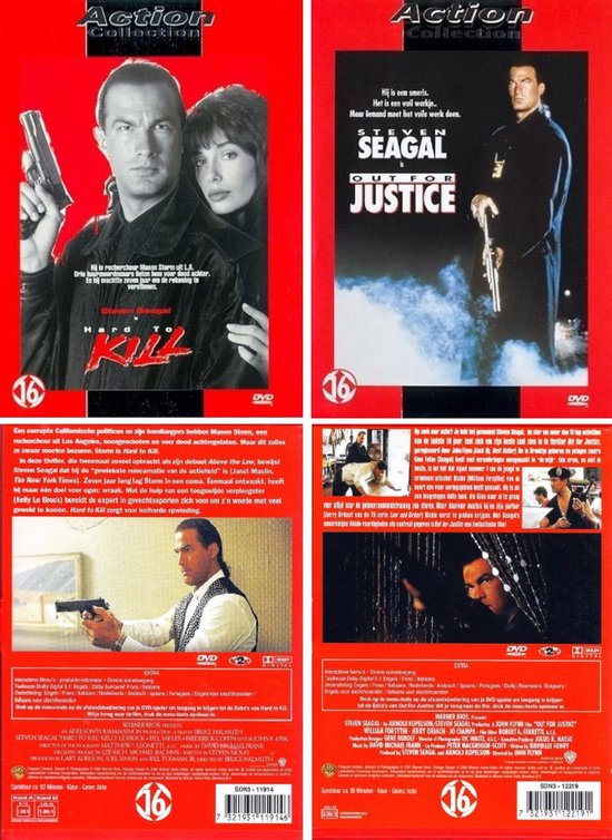 Steven Seagal als Mason Storm, een politie-inspecteur uit LA, in 'Hard to Kill'. Hij is ongewapend en wordt neergeschoten, maar hij zal wraak nemen. 