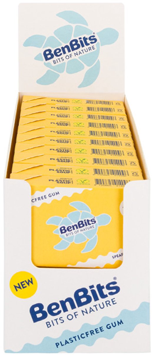 BenBits - Spearmint Voordeelverpakking - Kauwgom - Suiker en Plastic vrij - 20x