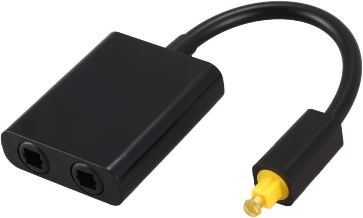 Digitale Optische Audio Splitter SPDIF Toslink 1 In 2 Uit Adapter Hub