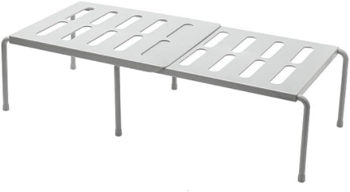 Compact Gelaagd Schoenenrek van Kunststof voor Extra Opbergruimte