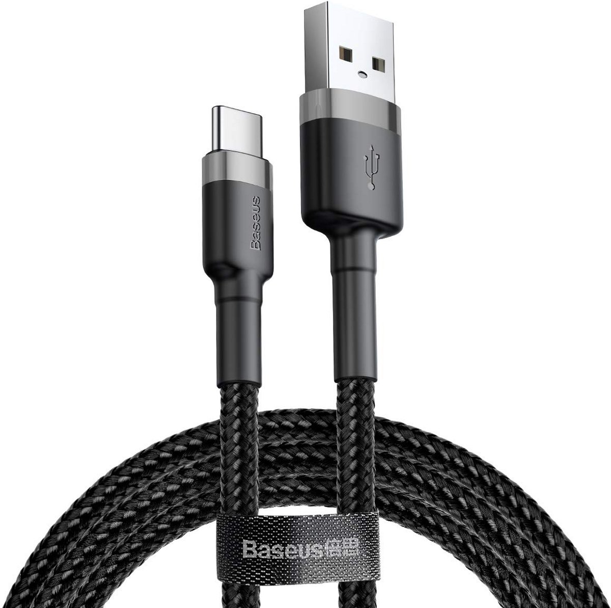 Krachtige USB-C naar USB-C Kabel 2 Meter met Sterke Geweven Omslag - Snel Opladen en Data