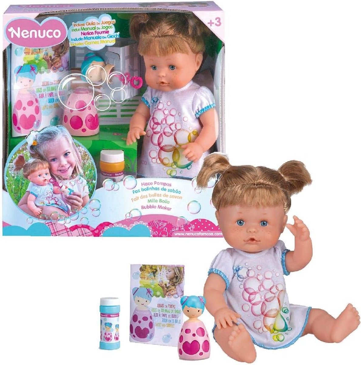 Pop met Bellenblaas Functie 32cm