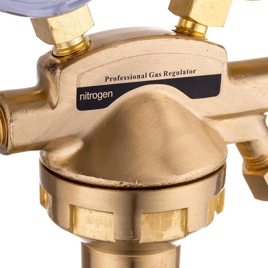 Stikstof Drukregelaar 50 Bar met Dubbele Manometer voor Airconditioning en Installatie — afbeelding 2