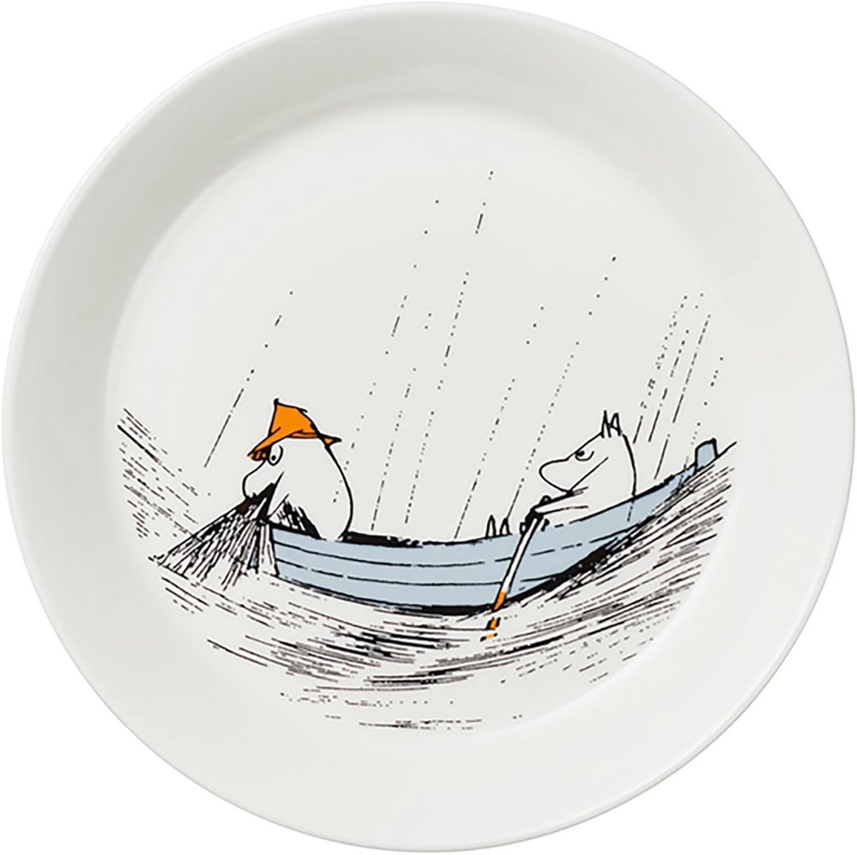 Serveerschaal Porselein Wit 19 cm Scandinavische Stijl