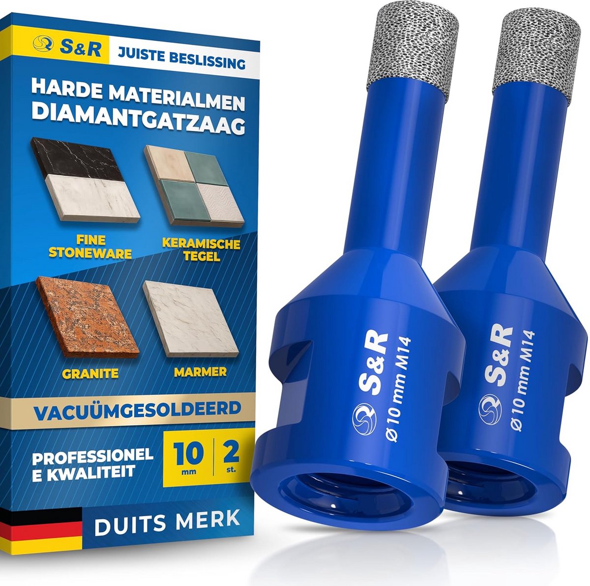Diamantboor voor Tegels, Keramiek, Graniet en Steen - 10mm