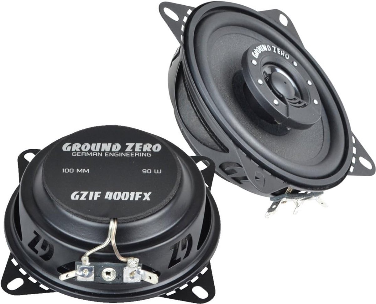 10cm 2-weg Coaxiale Auto Speakerset met Lage Inbouwdiepte