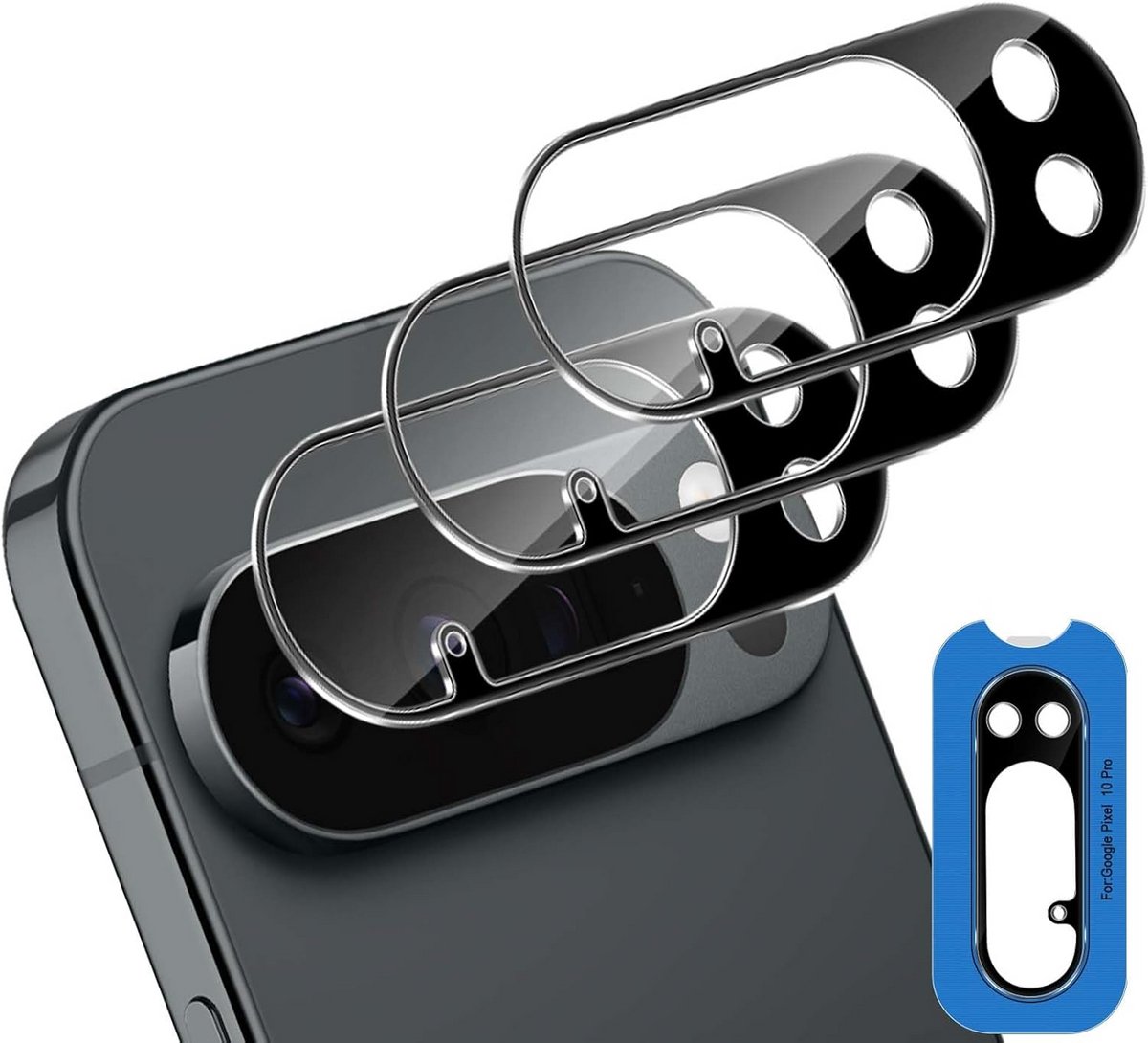 3x Lensbescherming voor Smartphone Camera Gehard Glas Krasvrij