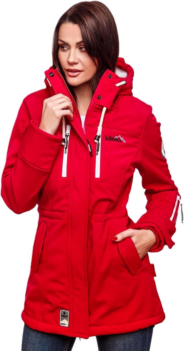 Waterdicht Overgangsjack voor Dames met Capuchon, Softshell