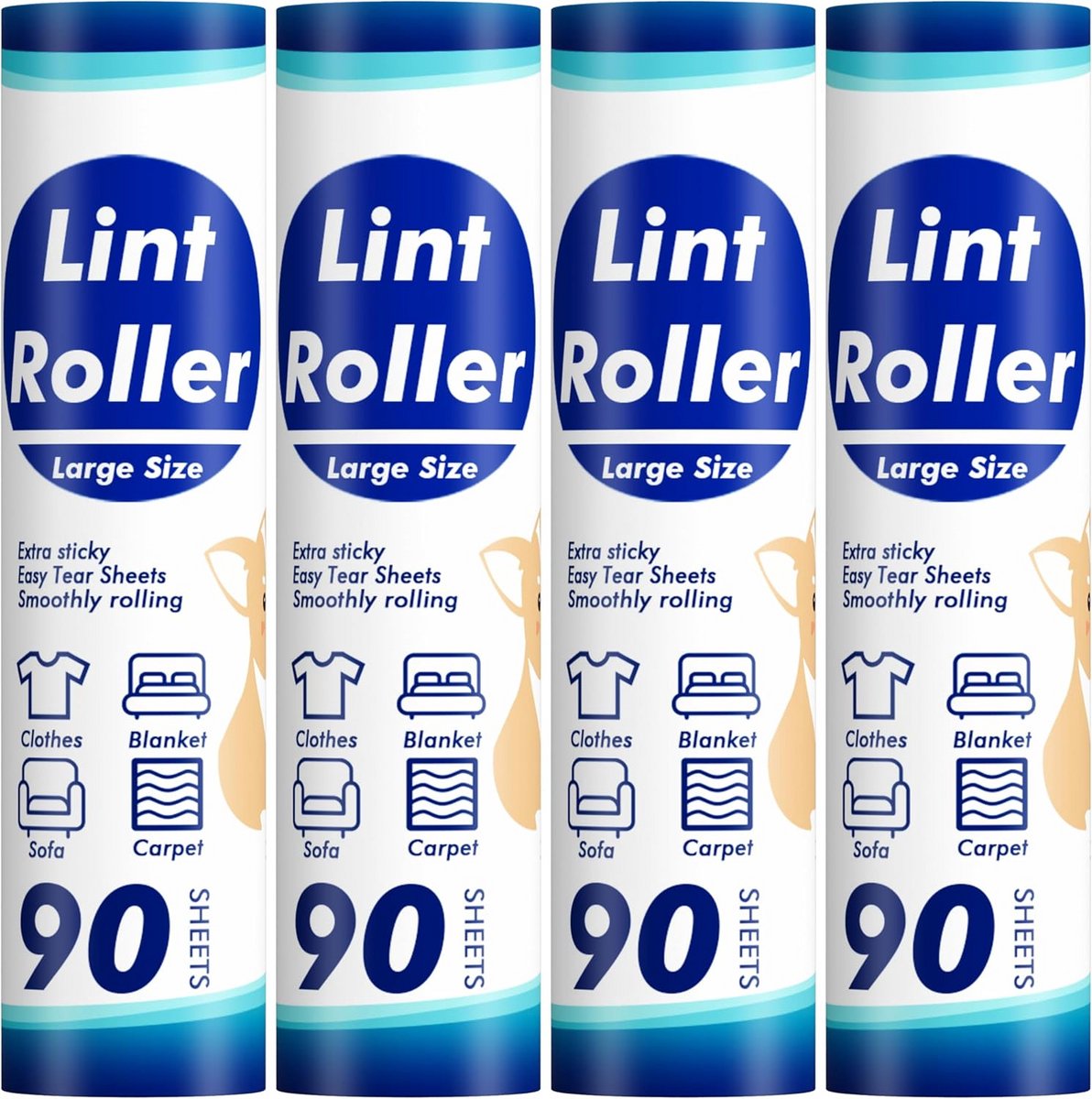 360 Vullingen Pluisroller XXL - Geschikt voor 24 cm Brede Pluizenwisser