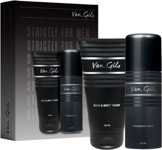 Van Gils Strictly for Men - Deo & Showergel - Verjaardag Man - Vaderdag cadeau