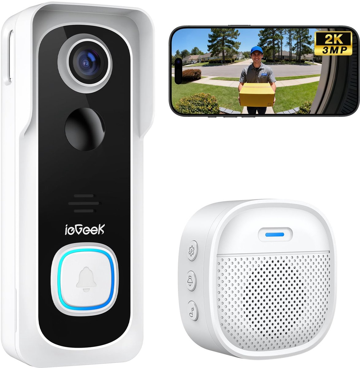 ieGeek 2K Ultra HD Draadloze Video (EAN: 0734931998586) - ieGeek - €59,99