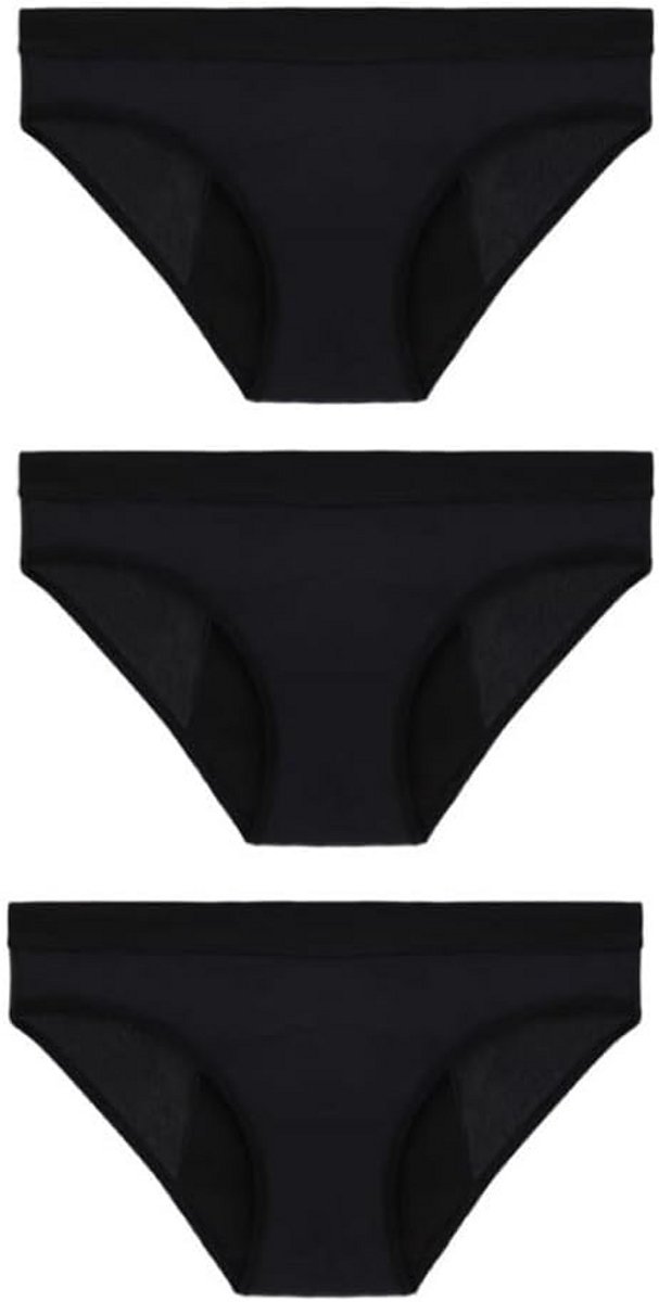 Comfortabele en Absorberende Menstruatieondergoed - Zwart