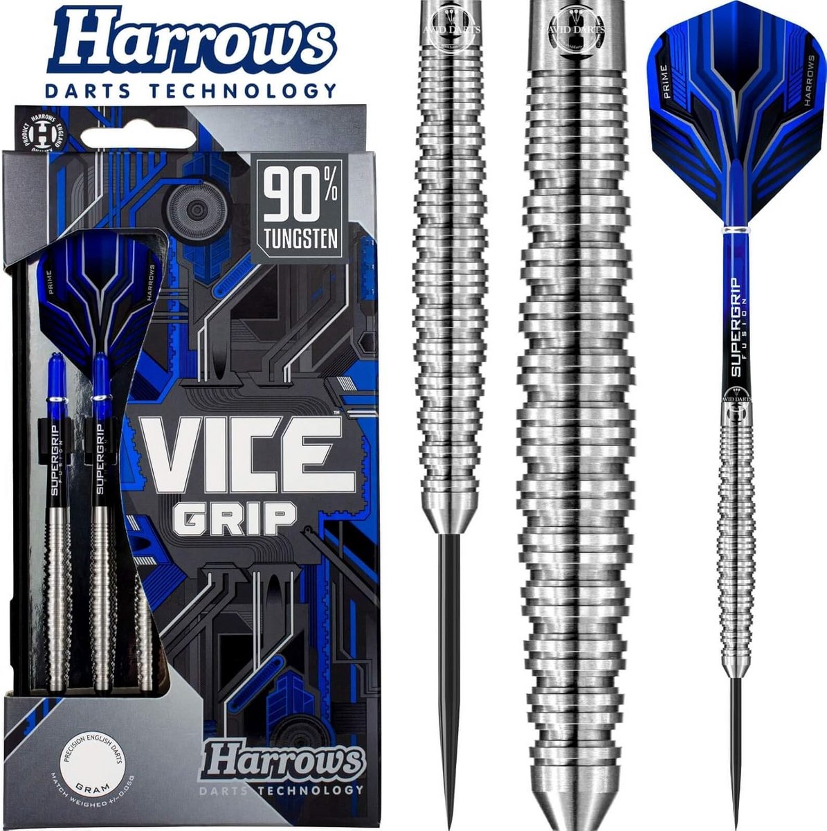90% Tungsten Steeltip Darts met Intensieve Grip