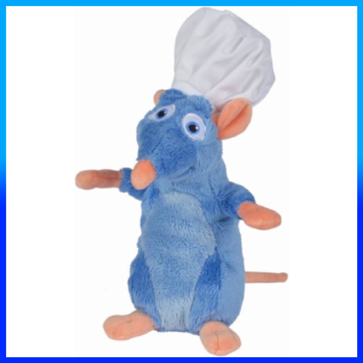 Remy met Koksmuts Ratatouille Disney Pluche Knuffel 25 cm