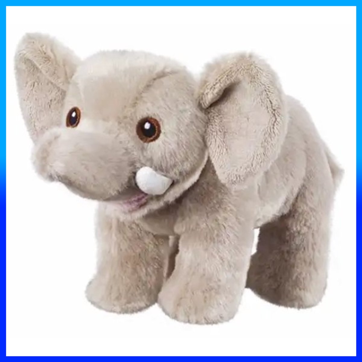 Olifant Grijs Pluche Knuffel 15 cm