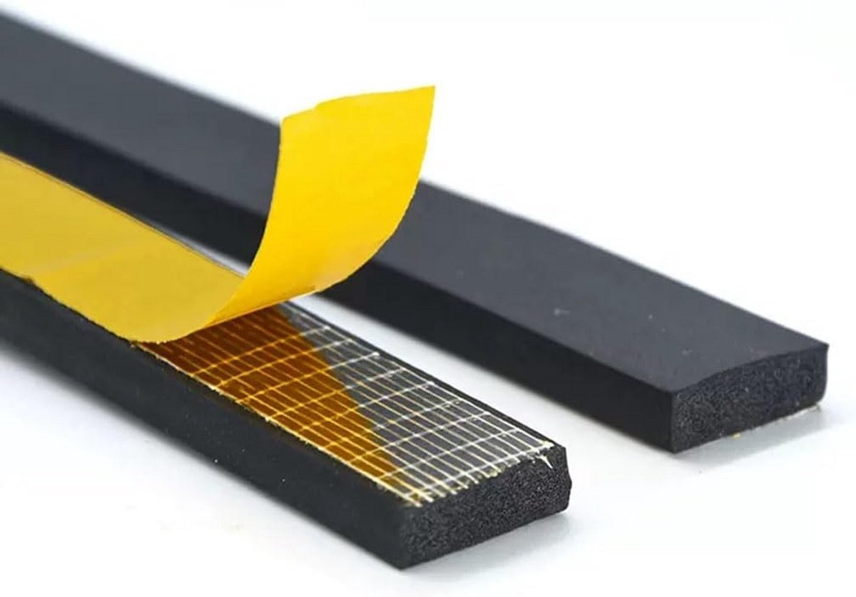 Zelfklevende EPDM Rubberen Afdichtingsstrip - Waterdicht en Slijtvast voor Kast en Meer
