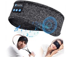 Grijze Draadloze Slaapkoptelefoon – Bluetooth Hoofdband voor Zijslapers – Ruisonderdrukking – Ultradun Ontwerp