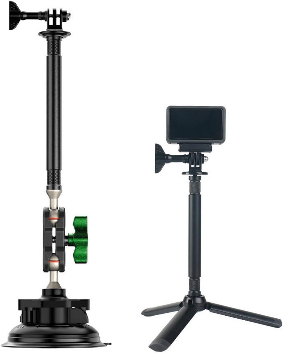 Verlengstuk Statief Monopod met 1/4 Inch Schroefdraad voor Camera's en Stabilisatoren