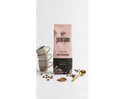 Café Español Melange – 1 x 1 kg Hele Bonen | Donkere Branding | 80% Natuurlijke Koffie & 20% Gekarameliseerde Bonen | Spaanse Koffie met Intense, Zoete Aroma’s | Jurado Hermanos SL met Kajal Sticker