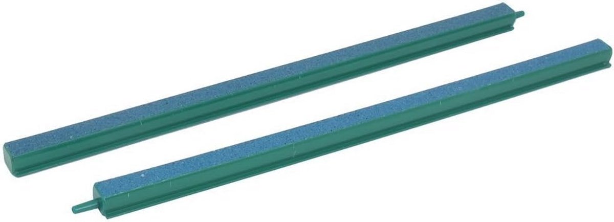 Luchtsteen Aquarium Zuurstof Diffuser 35 cm 2 Stuks Groen Blauw