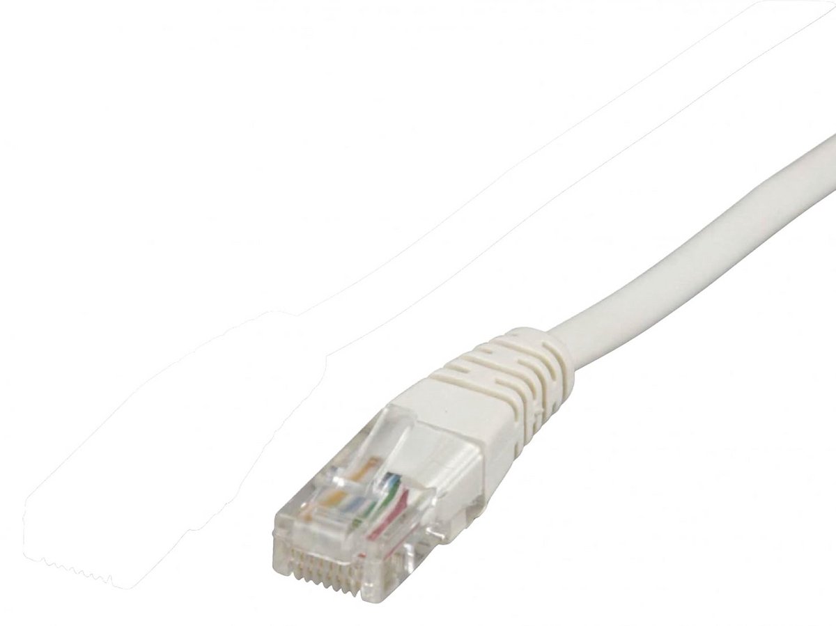 15m Cat5e UTP Netwerkkabel RJ45 Patchkabel Wit