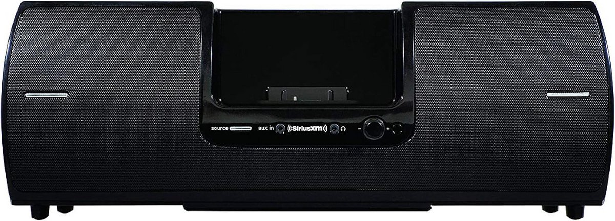 Draagbaar Speaker Dock Audio Systeem voor Radio Ontvangst (Zwart)