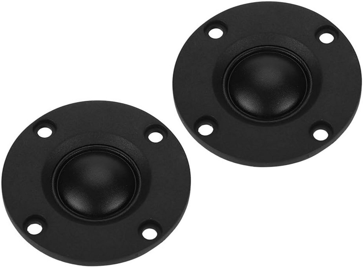 Hoge Kwaliteit Tweeter Luidspreker Set - 5 cm Zijden Koepel - Geschikt voor Hifi Audio Systemen